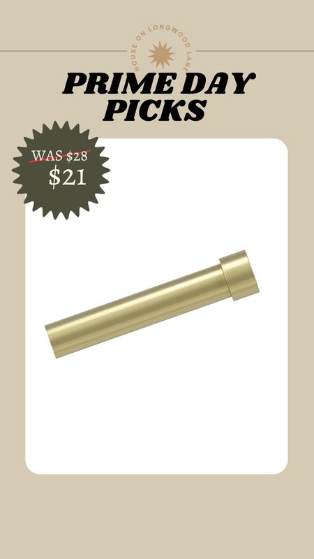 24% OFF CURTAIN ROD
our go-to curtain rods! They're a traditional style that looks great in a multitude of home design styles. Comes in 3 colors and many different length options

#LTKxPrimeDay #LTKsalealert #LTKFind