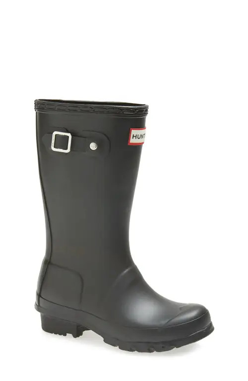 Hunter Kids' Original Rain Boot in Black at Nordstrom, Size 4 M | Nordstrom
