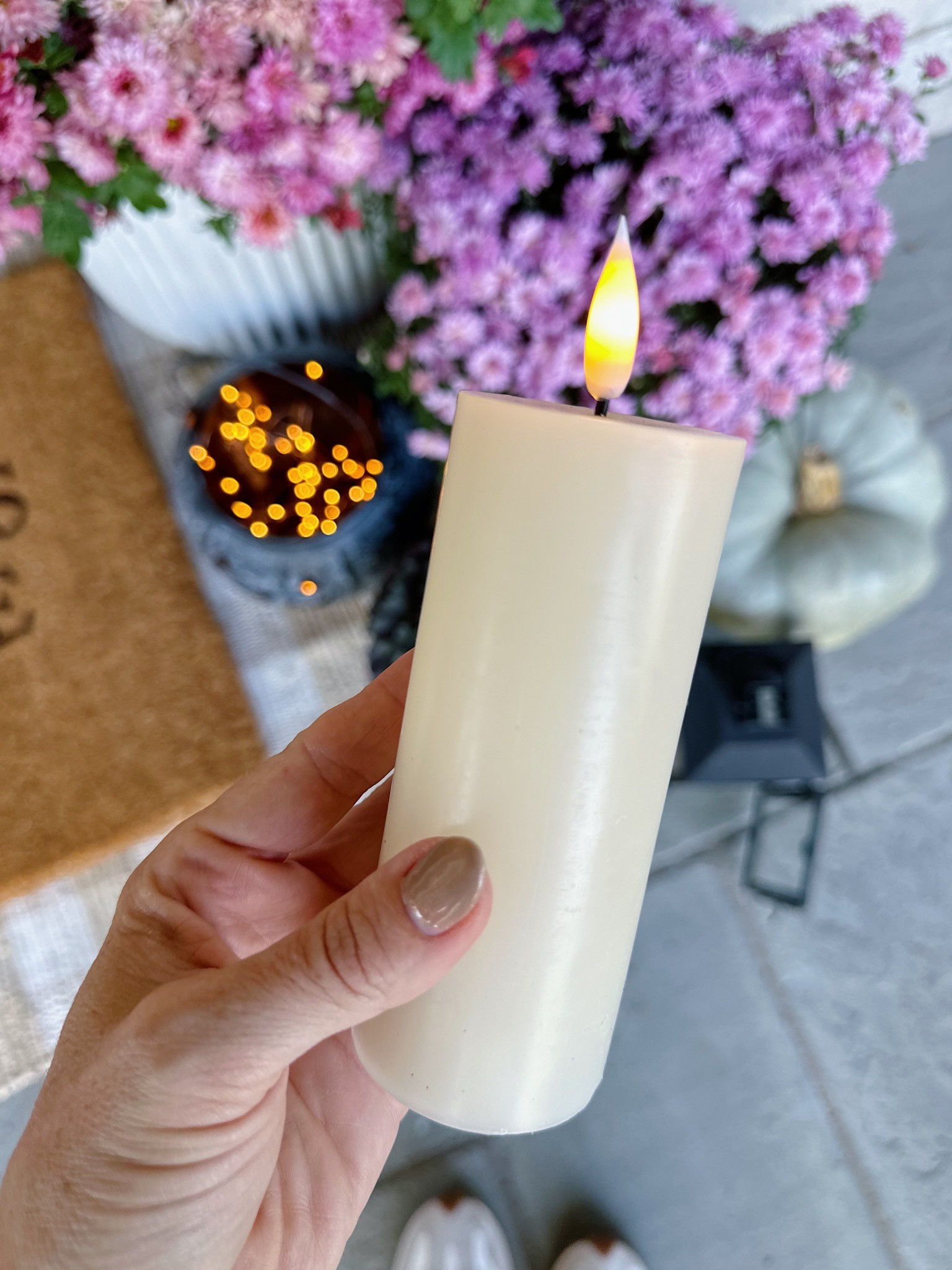 The prettiest faux flicker candle!! Perfect for cozy fall decor vibes!!

#LTKhome #LTKSeasonal #LTKfindsunder50