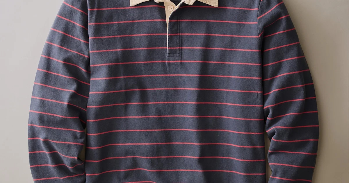 Luxe Jersey Rugby Polo | Marine Layer