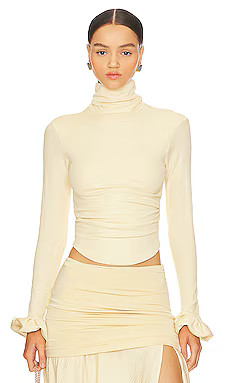 The Line by K Wyatt Top in Buttercream from Revolve.com | Revolve Clothing (Global)