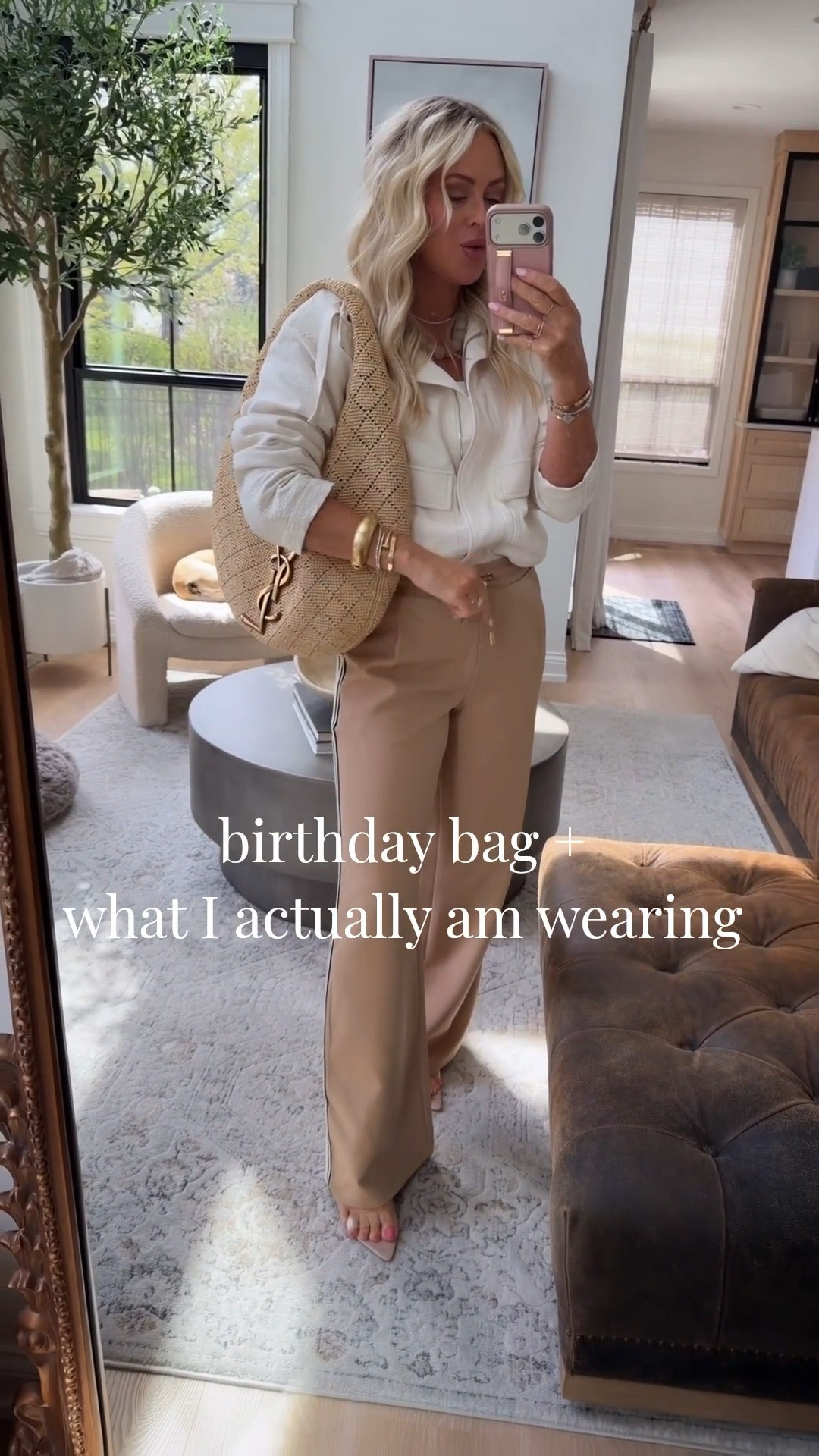 My pants are 40% off!!! Now only $80 and available in all sizes and colors! Do not pass up on these! Small in pants, XS in jacket.

OOTD + this bag! I’m obsessed 😍🤍🎂

#LTKSaleAlert #LTKOver40