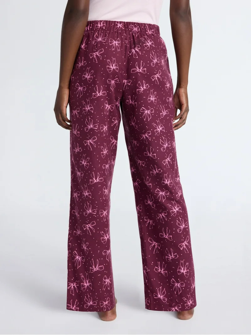 Joyspun Women's Flannel Sleep Pants, 30'' Inseam, Sizes XS-3X | Walmart (US)