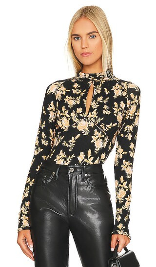Dinner Party Top in Black Combo | Revolve Clothing (Global)