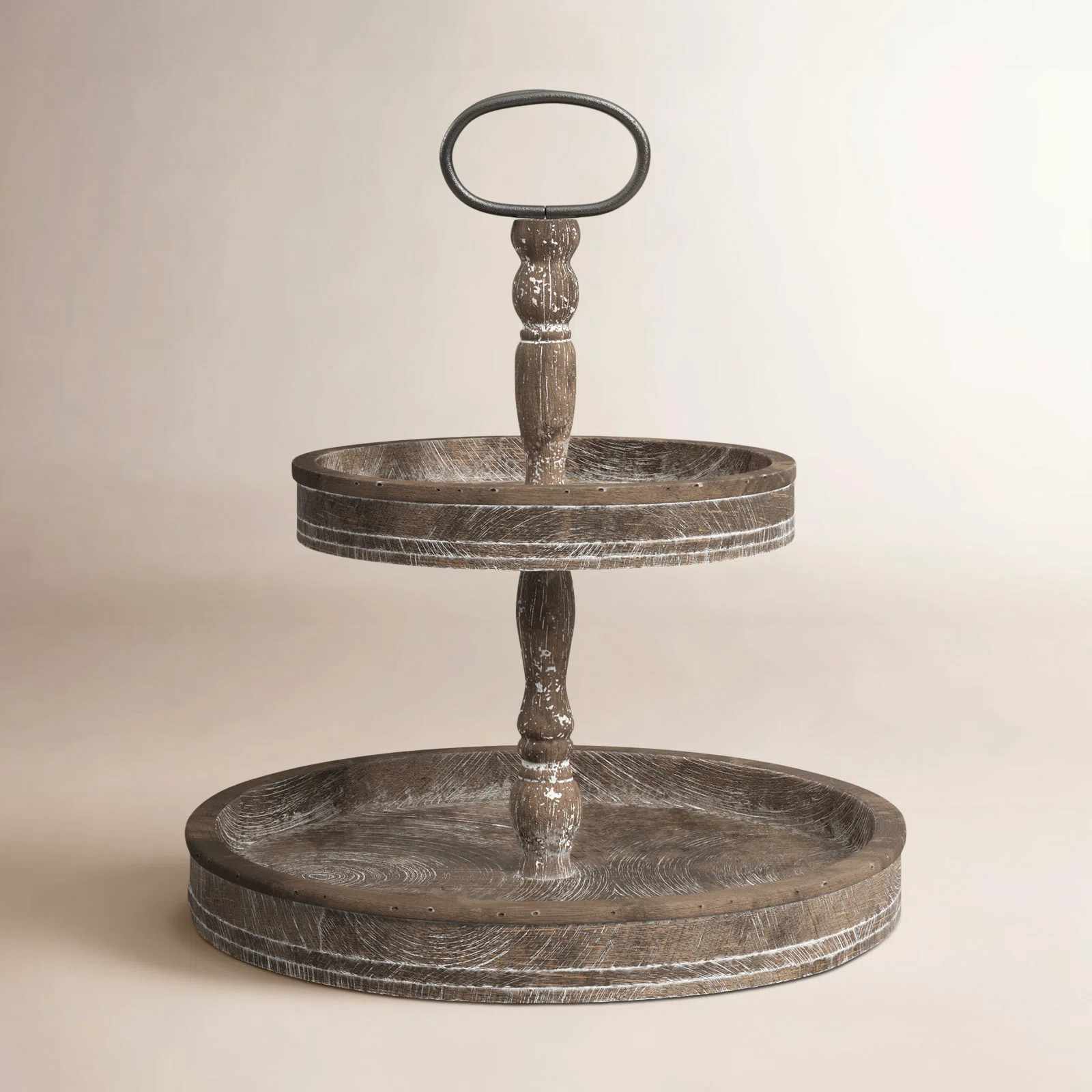 Adrianna 2-Tiered Stand Serving Tray | Wayfair North America