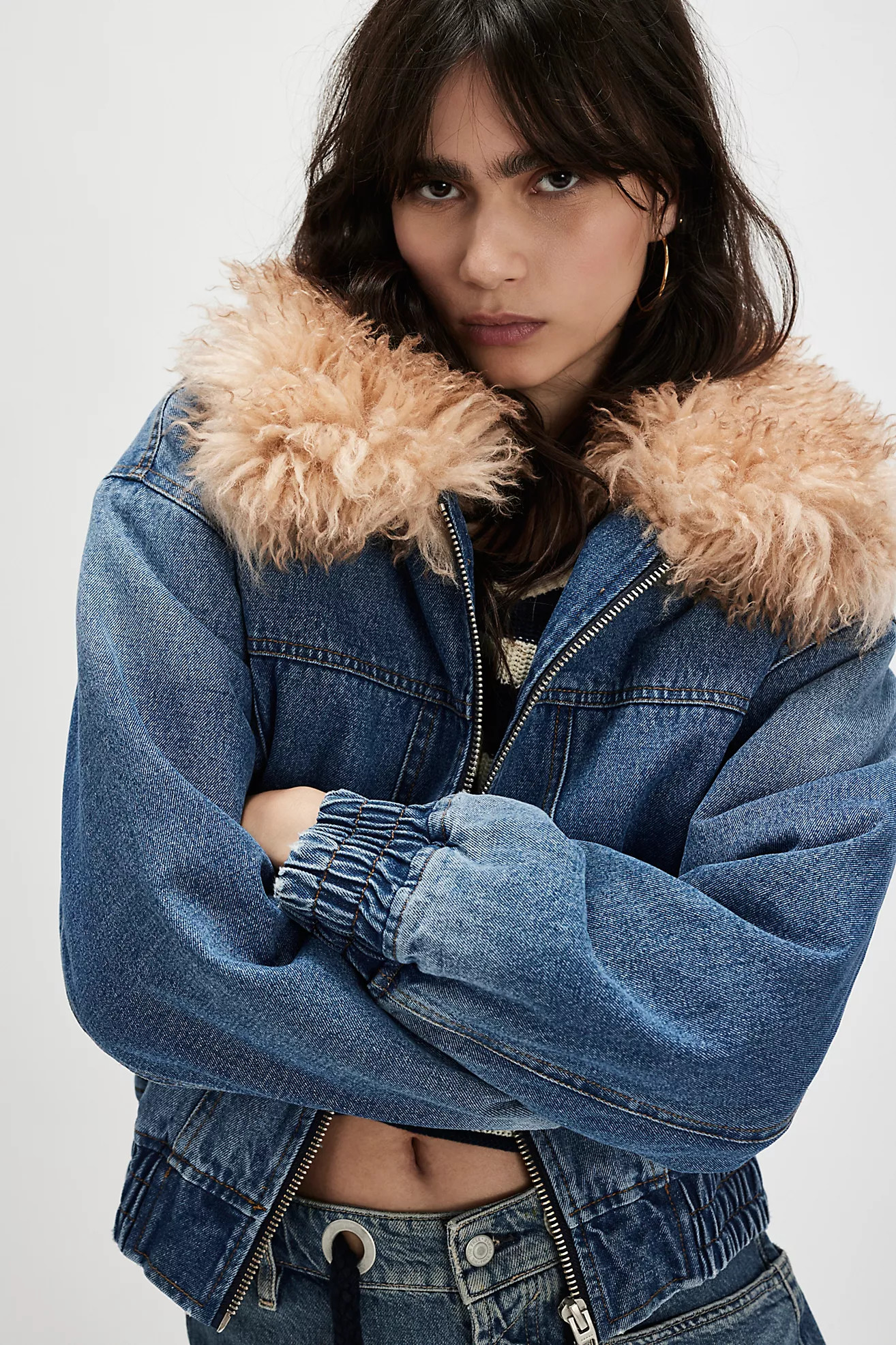 BlankNYC Cozy Up Denim Jacket | Free People (Global - UK&FR Excluded)