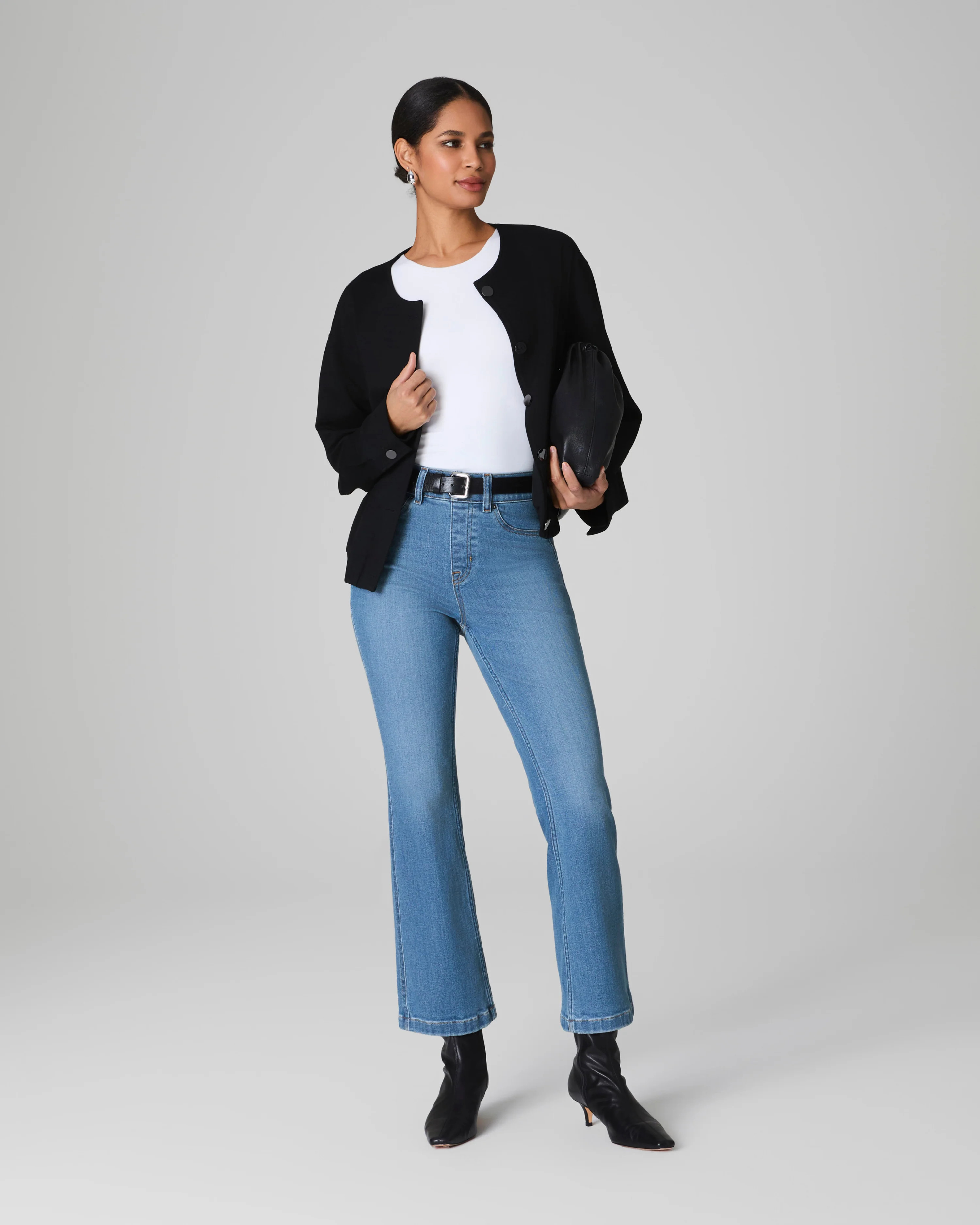 Kick Flare Jeans with Built-In Shaping & Tummy Control | SPANX | Spanx Canada