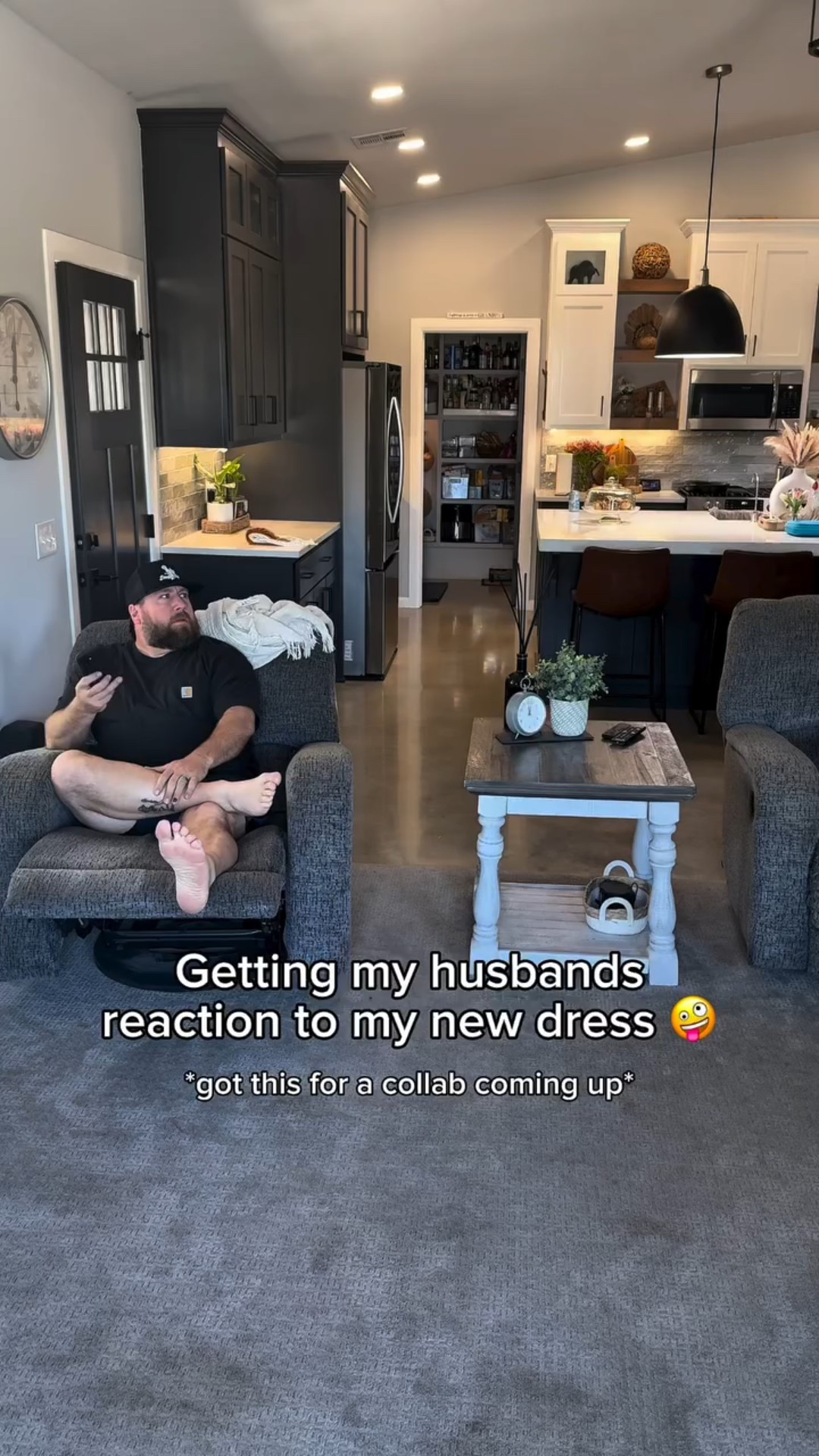 I wasn’t expecting him to like it THAT much 🤣 #funnycouples #relatablecontent #funnyhusband #hayleyandmo #marriagehumor #marriage