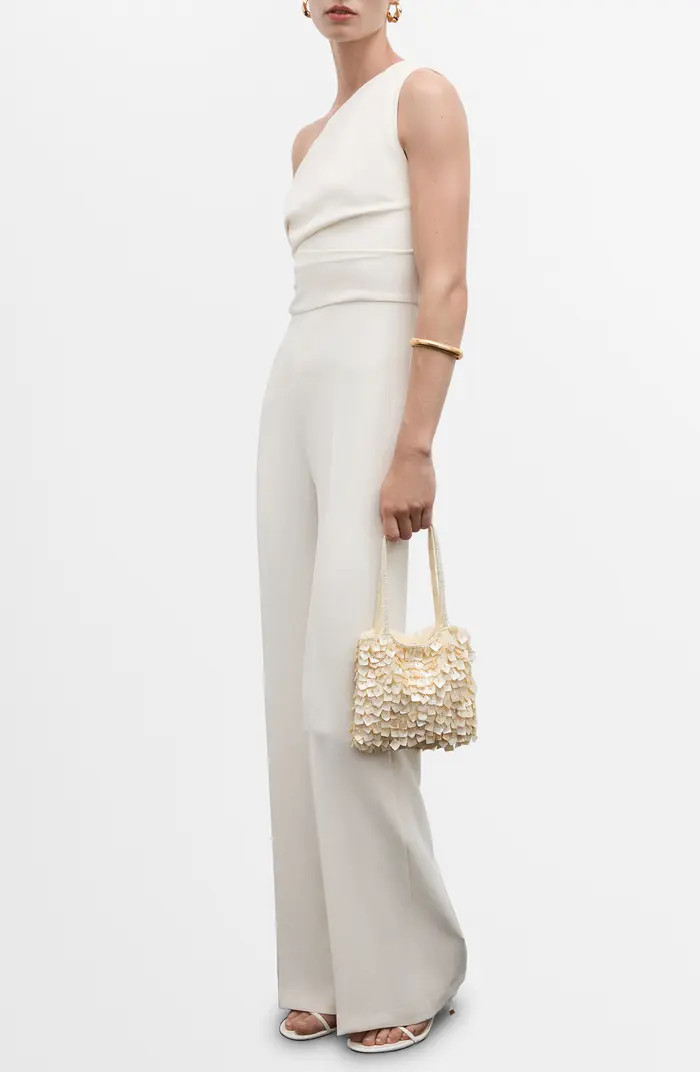 One-Shoulder Wide Leg Jumpsuit | Nordstrom