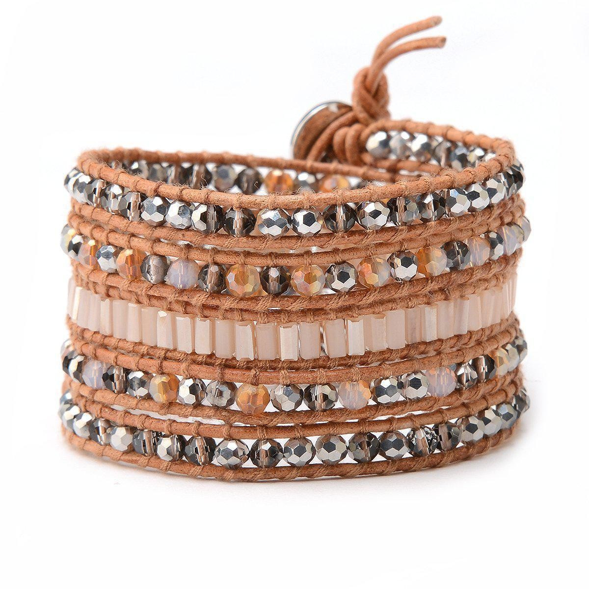 Silver & Mixed Crystals on Natural | Victoria Emerson