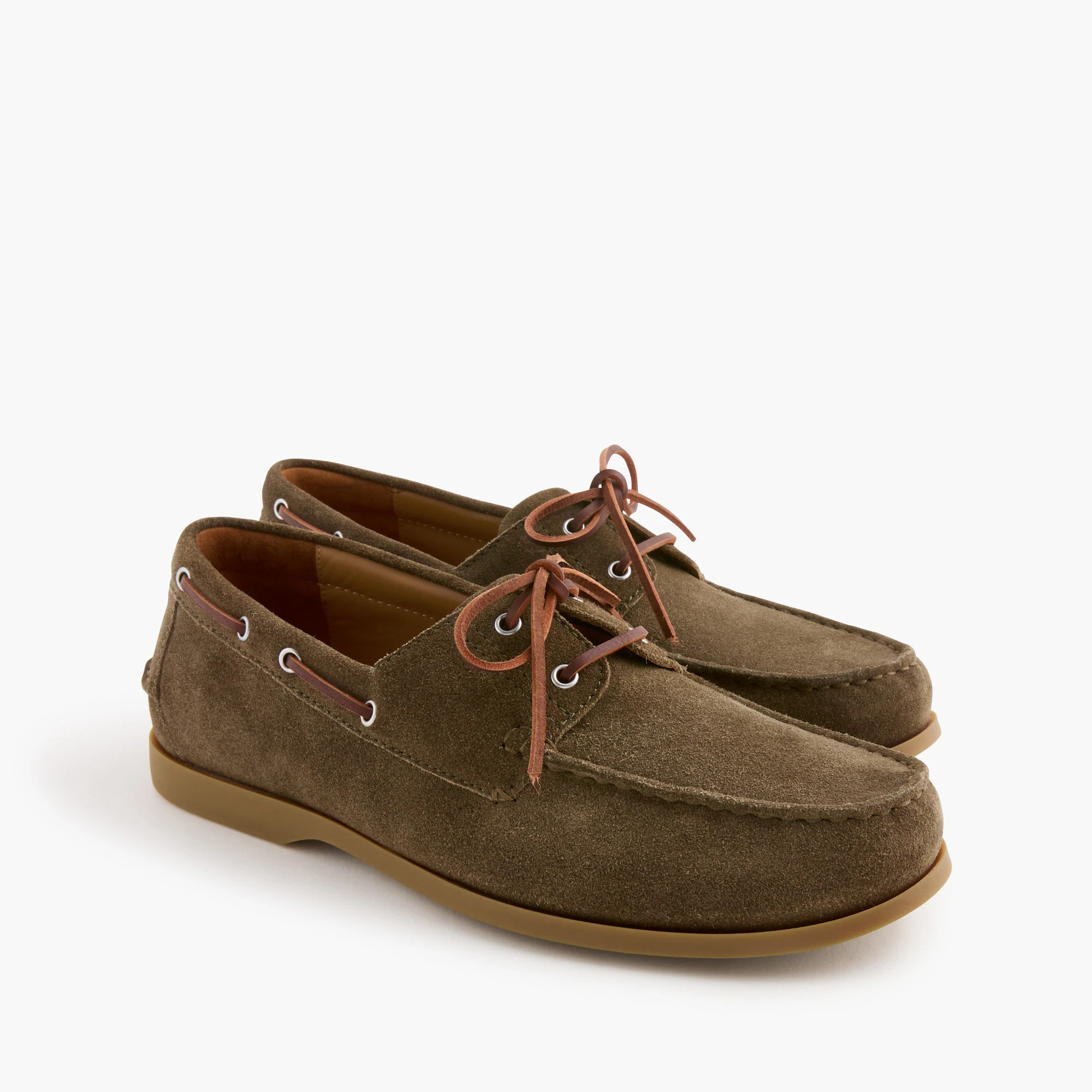 Suede boat shoes | J.Crew Factory