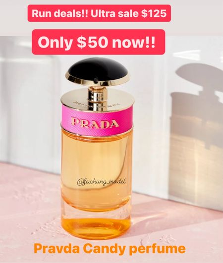 $125 at Ulta!! On sale $50 Women’s Prada Candy Perfume include Shipping.😍

#perfume #rundeals #sale

#LTKbeauty #LTKGiftGuide #LTKsalealert