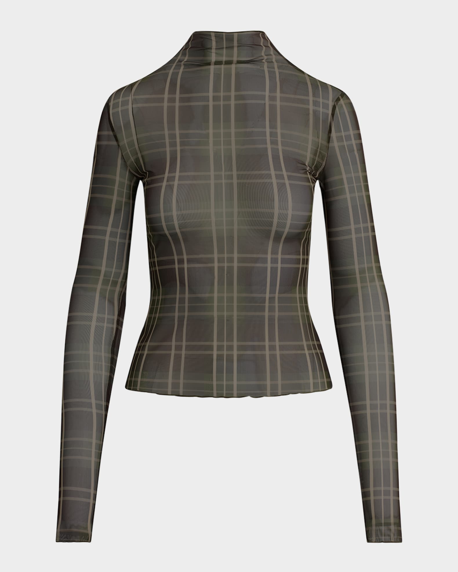 The Sheer Fantasy Turtleneck Top | Neiman Marcus