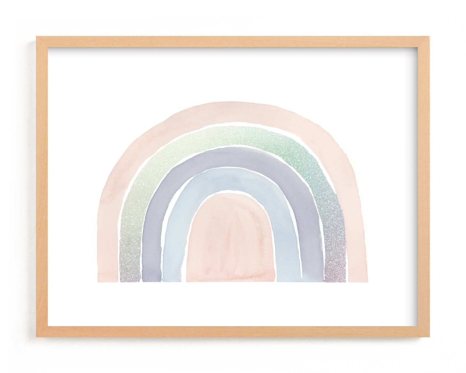 "pastel rainbow" - Painting Limited Edition Art Print by Kate Ahn. | Minted