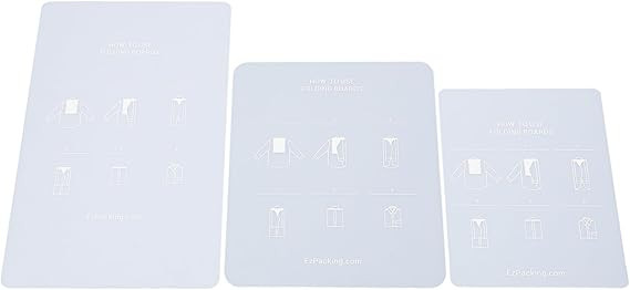 Laundry Folding Boards for Clothing & Garments Set of 3 / For Adults & Kids/Perfect for T-Shirts,... | Amazon (US)