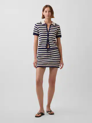 100% Cotton Crochet Easy Mini Skort | Gap (CA)