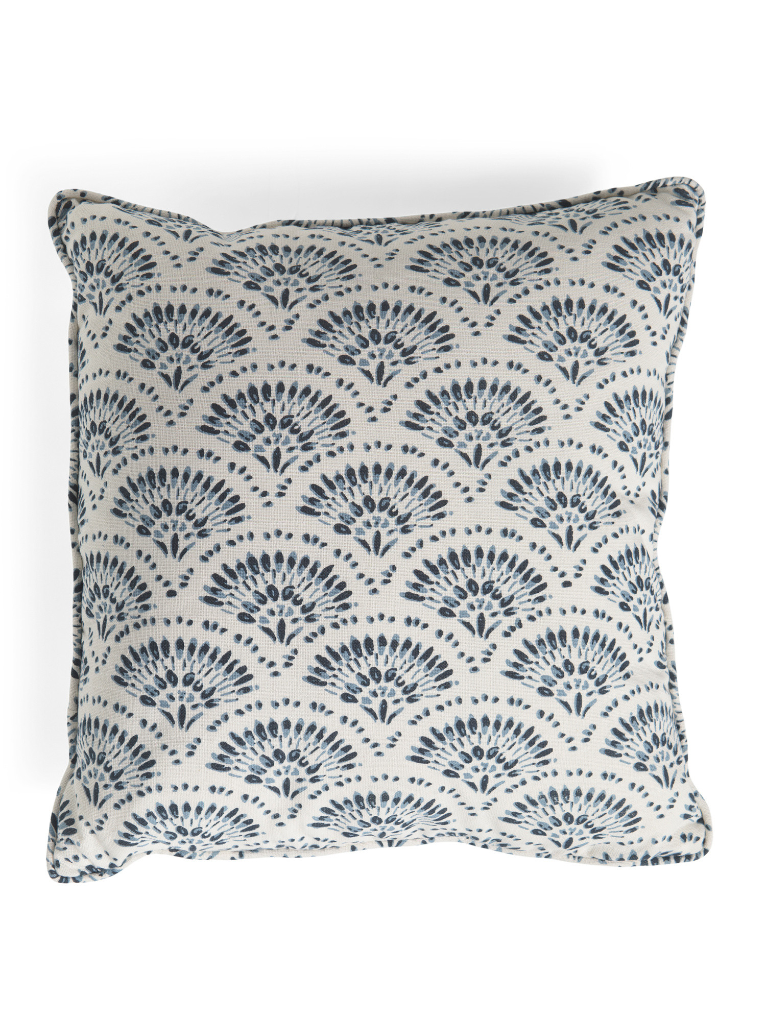 20x20 Hand Printed Coastal Pillow | TJ Maxx
