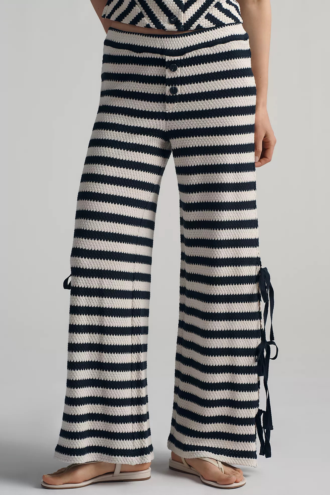 Maeve Crochet Seaside Pants | Anthropologie (US)