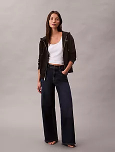 Ultra High Rise Wide Leg Jeans | Calvin Klein | Calvin Klein (US)