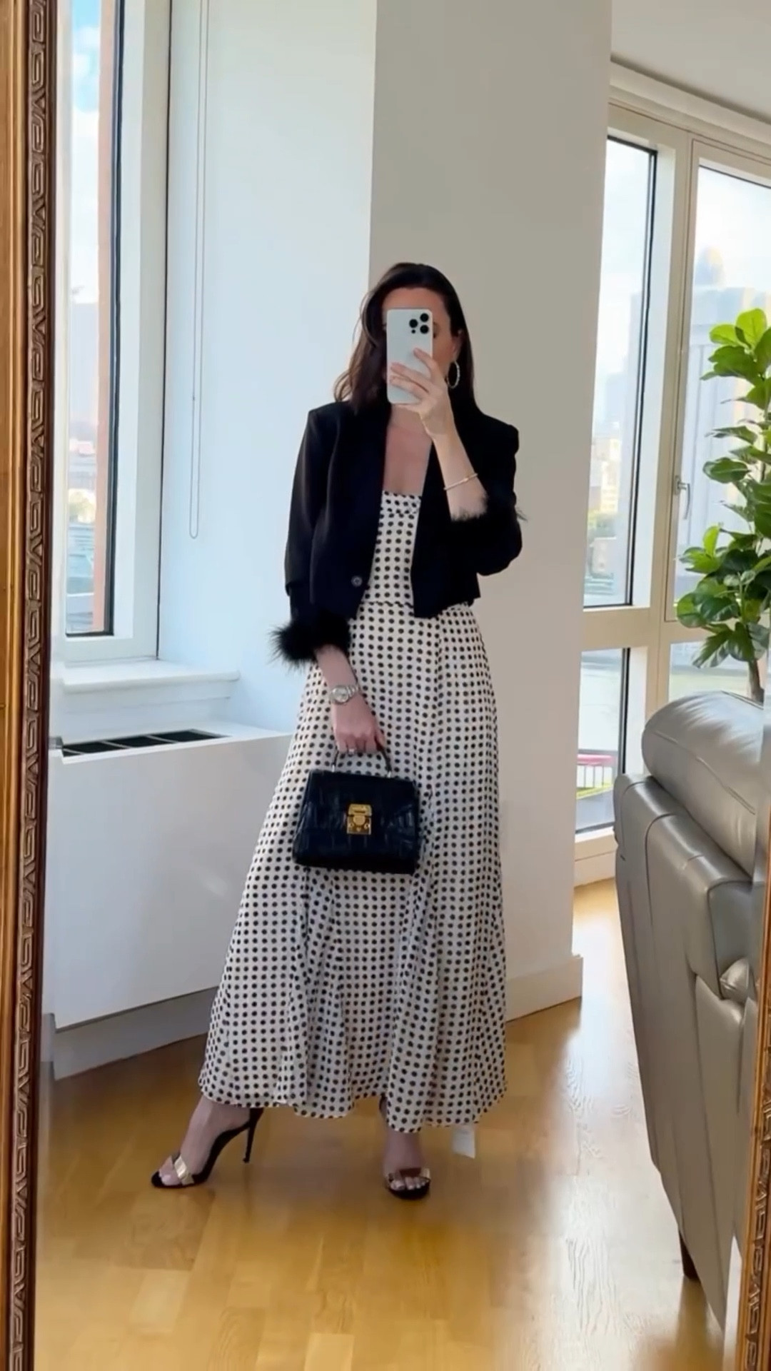 forever in love with polka dots 💫 
dress xs mark cross madeleine bag

#LTKWedding #LTKFindsUnder100