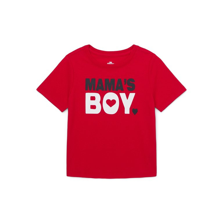 Way To Celebrate Toddler Boy Valentine's Day Short Sleeve Graphic T-Shirt, Sizes 12M-5T | Walmart (US)