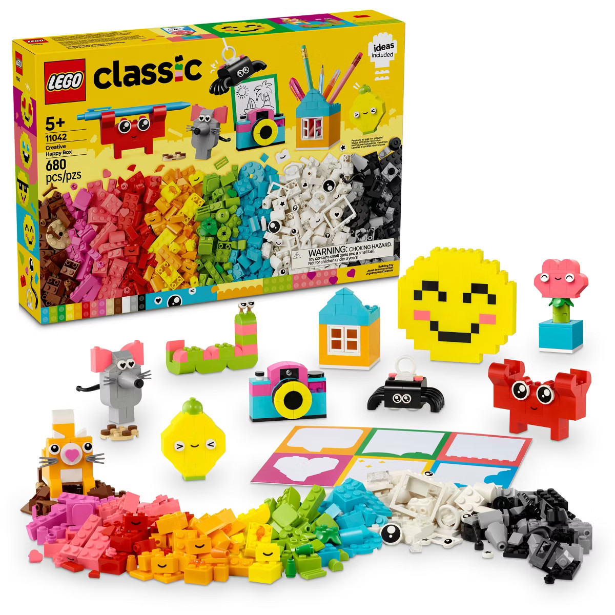 LEGO Classic Creative Happy Box Building Set, Learning and Educational Toy 11042 | Target