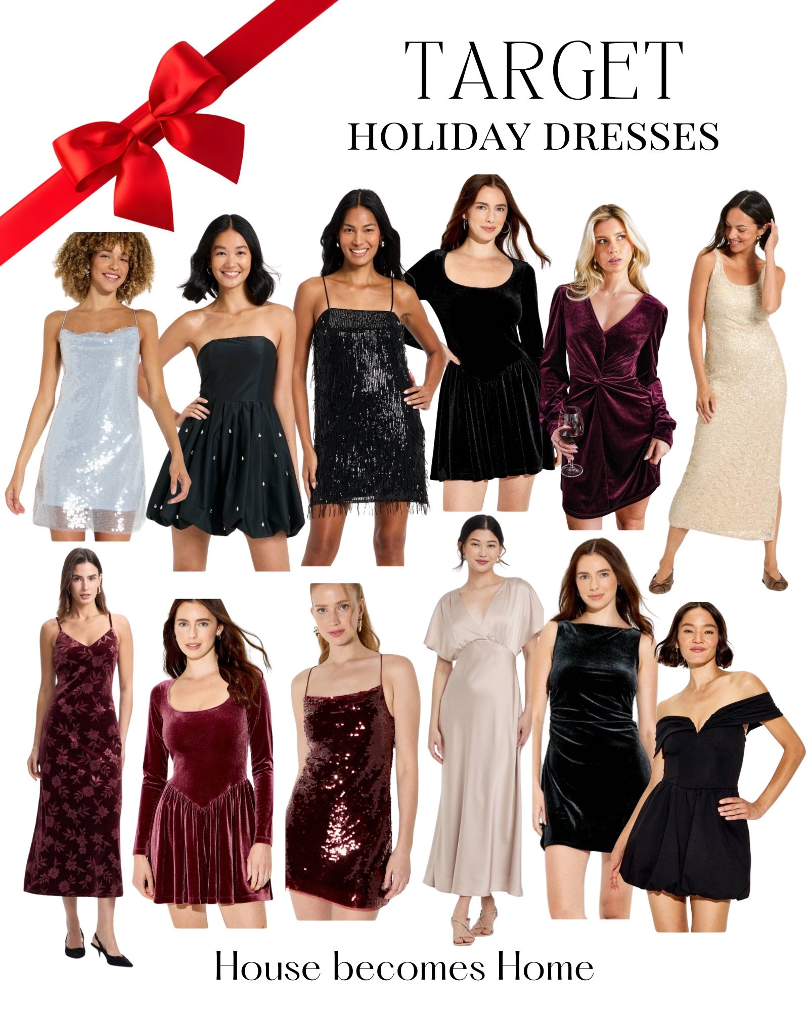 Target holiday dresses! 

#LTKSeasonal #LTKHoliday #LTKFindsUnder50