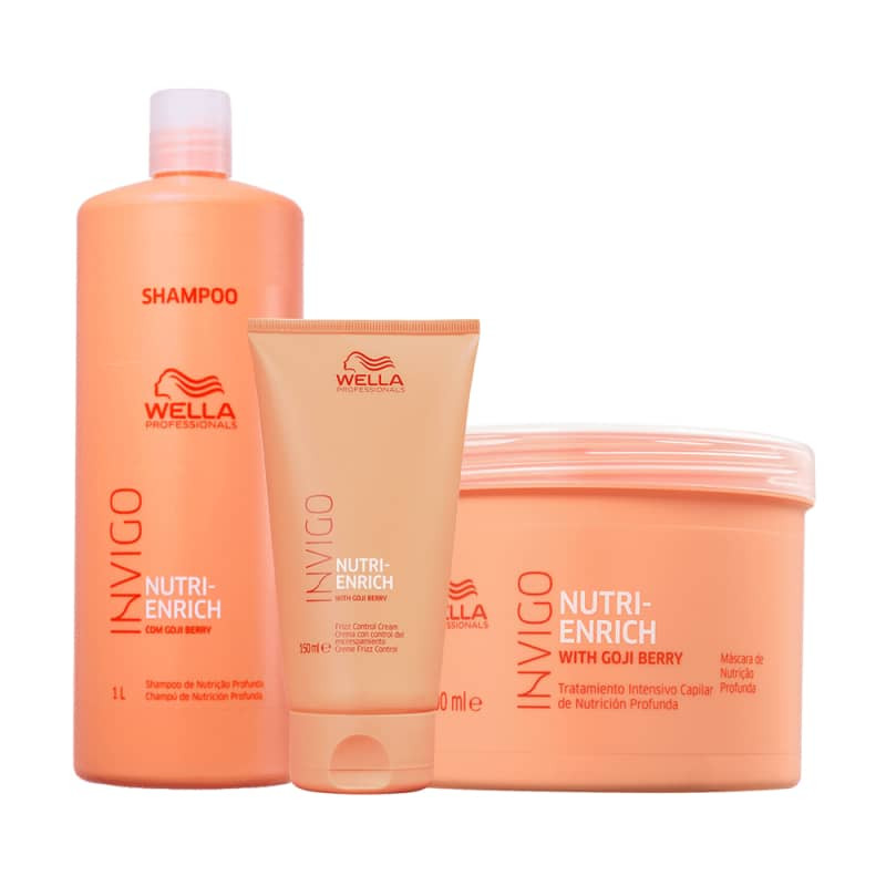 Kit Wella Professionals Invigo Nutri-Enrich Salon (3 Produtos) | Beleza Na Web (BR)