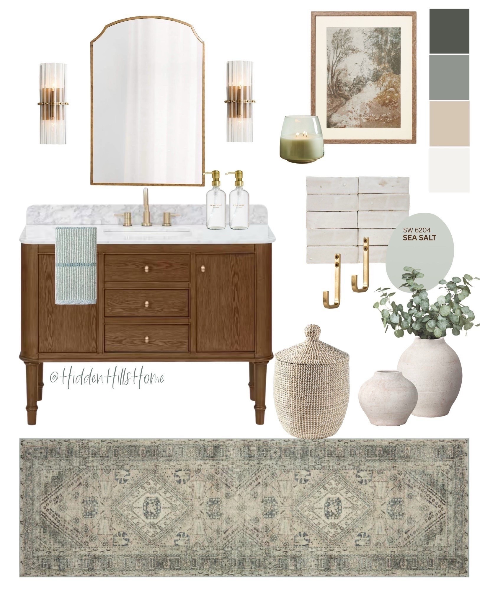 Bathroom mood board, bath design ideas, modern classic bathroom mood board, bathroom design ideas #bathroom

#LTKHome #LTKSaleAlert