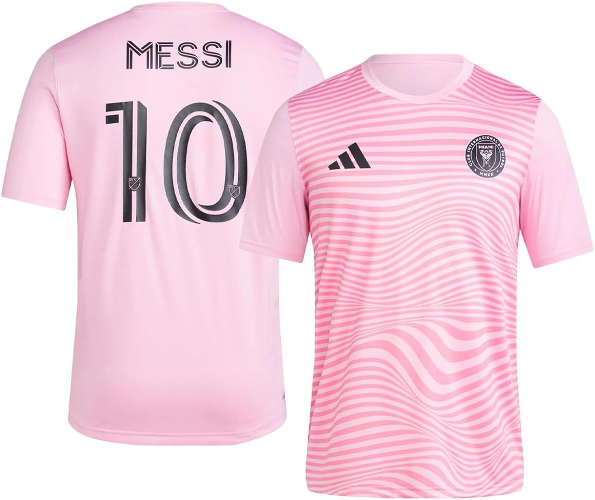 adidas Lionel Messi Inter Miami CF #10 Youth Size Player Name & Number Performance Shirt (Pink, Y... | Amazon (US)