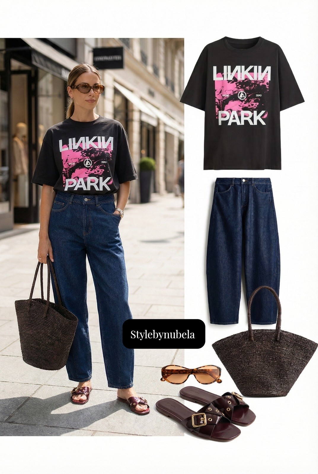Summer Casual Outfit: Barrel Denim Jeans, graphic tee, leather sandal, straw tote bag, sunglass

#LTKPlusSize #LTKTall
#LTKPetite #LTKBump
#LTKmomlife #LTKOver40
#LTKMidsize #LTKvlog
#LTKgrwm #LTKootd
#LTKdayinmylife
#LTKSaleAlert 
#LTKSeasonal #LTKmomlife
#LTKFestival #LTKFashion 

graphic tee + linen pants outfits women, casual chic summer outfits, breezy relaxed style women, effortless linen pants outfit ideas, Pinterest warm-weather fashion

#denimjeans #Denimstyle #summerfashion #CasualChic #EffortlessSummer #ModernWomenStyle #PinterestFashion #LTKStyle

#LTKWorkwear #LTKTravel #LTKdayinmylife