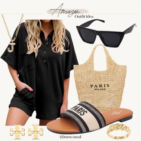 Amazon romper summer outfit 

#LTKfindsunder50 #LTKshoecrush #LTKSeasonal