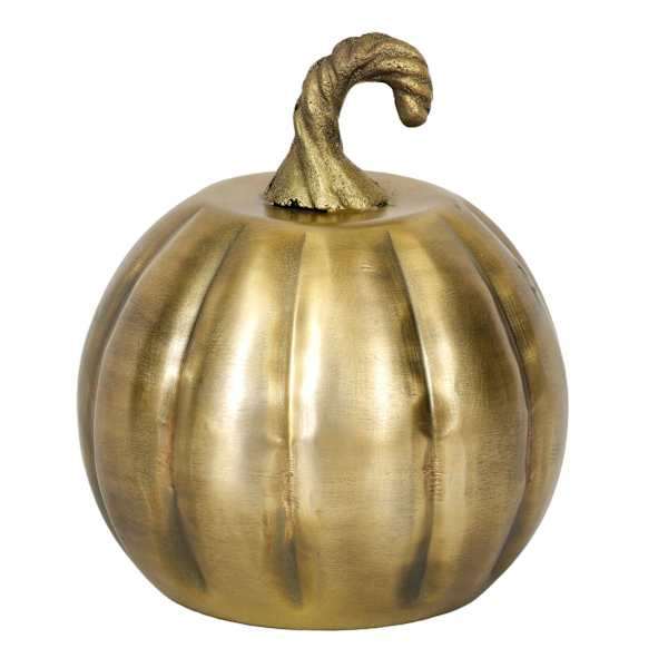 Metal Pumpkin Decor, 7" | At Home