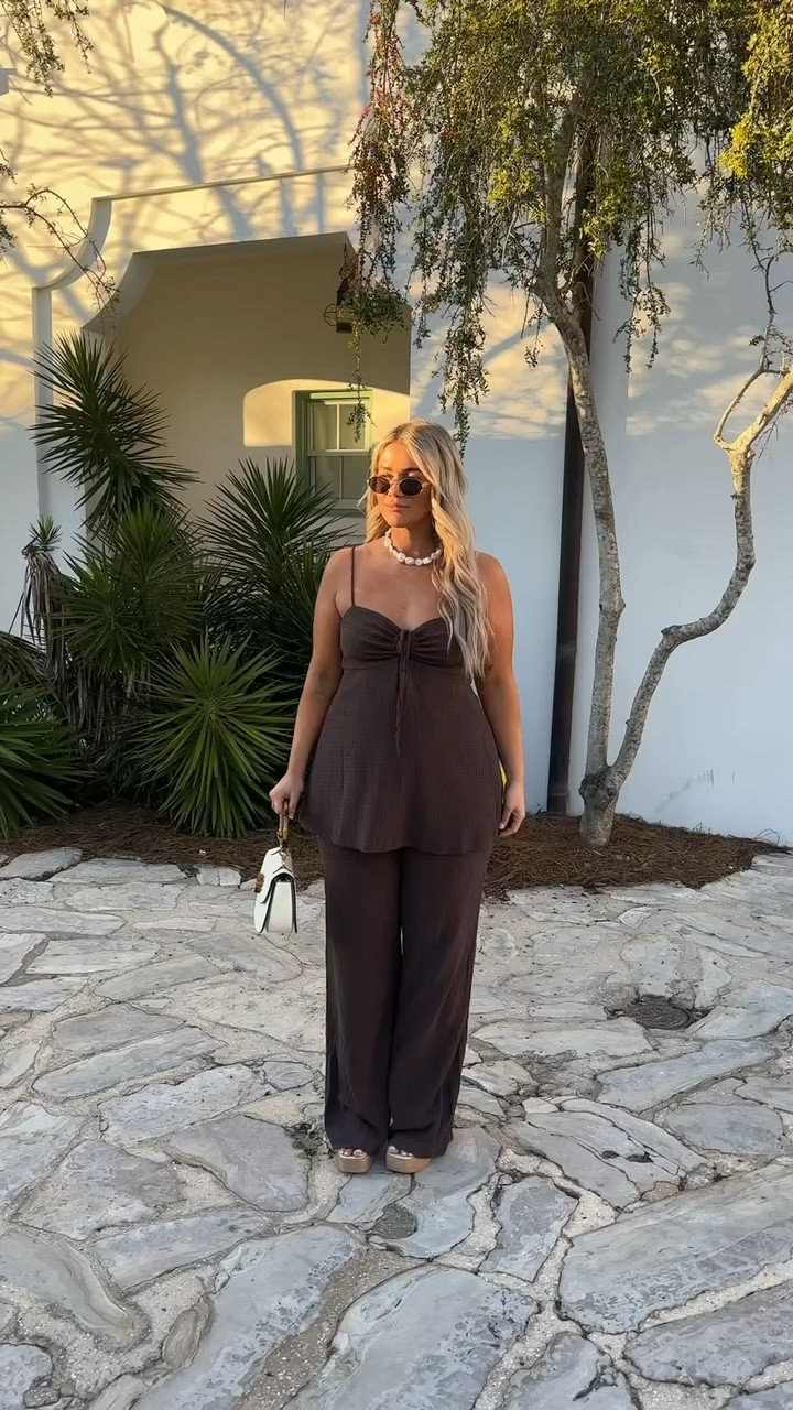 Loved this jumpsuit from a few springs ago🤎🥥🌴 just saw they restocked in a cream and is on sale 

#LTKootd #LTKSaleAlert #LTKTravel