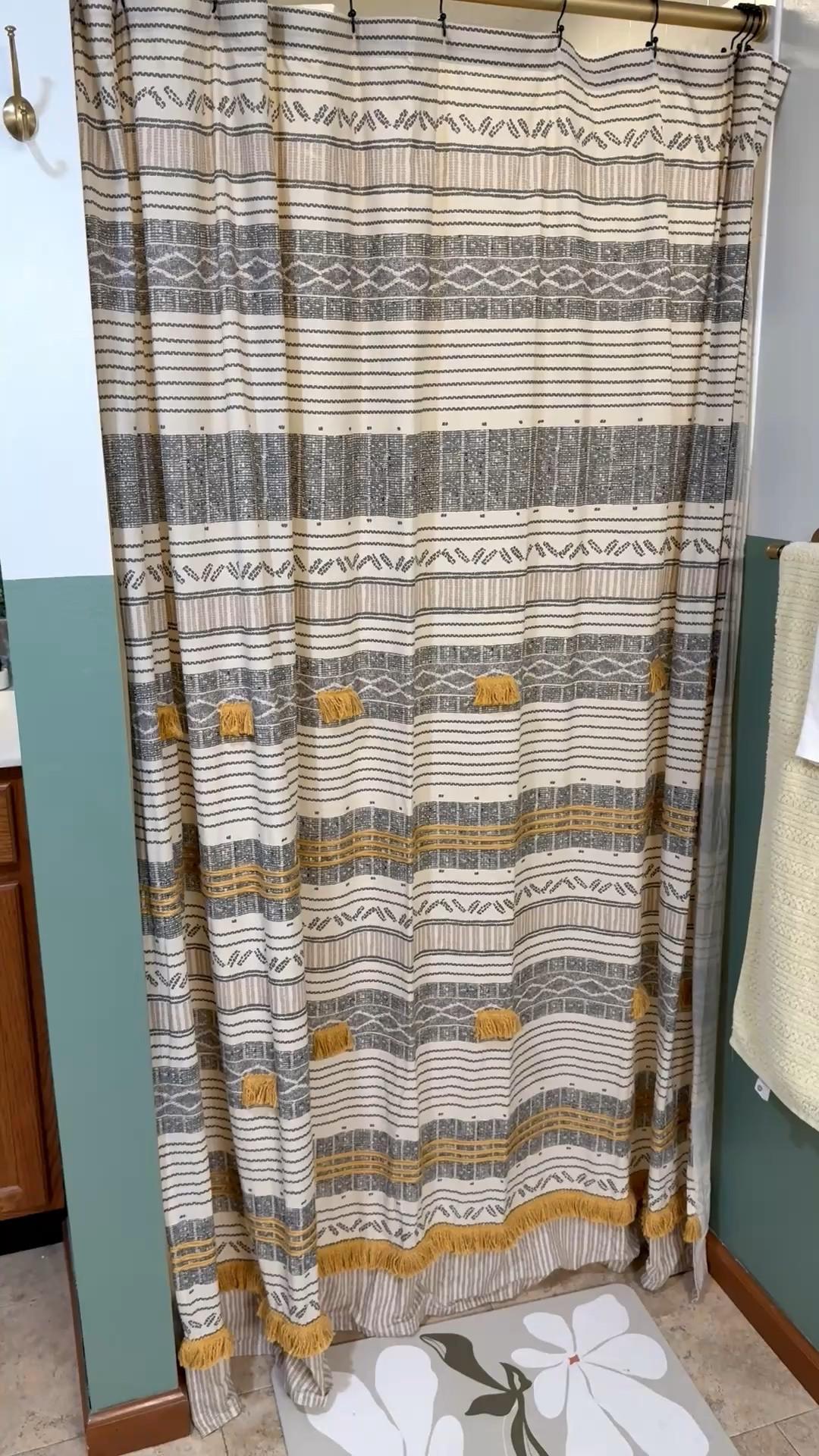 Boho Shower Curtain 🤍 Neutral Bathroom Find

Such a cute bathroom update 🤍 Love the neutral pattern, pop of mustard + little tassel details—adds texture without being too busy.

@Wayfair 

#LTKHome #LTKU #LTKSaleAlert