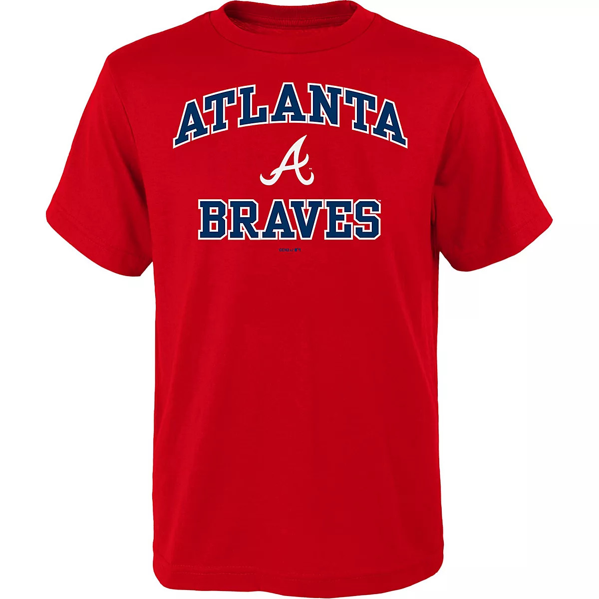 Outerstuff Kids' Atlanta Braves Heart & Soul Short Sleeve T-shirt | Academy Sports + Outdoors