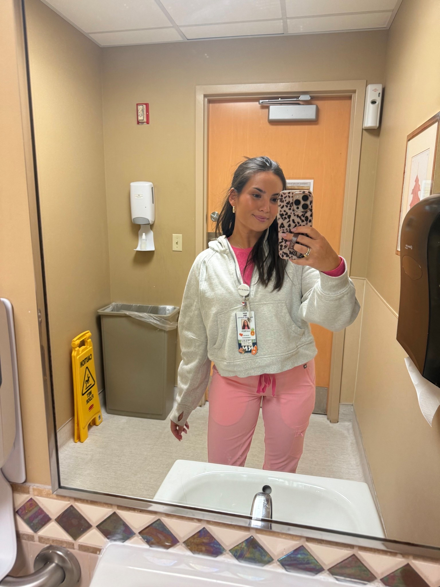 Pink Scrubs!!! ER Nurse, Night shift, Lulu Scuba, New Balance, Figs Scrubs, Emergency Room Nursing 

#LTKCyberWeek #LTKootd #LTKgrwm