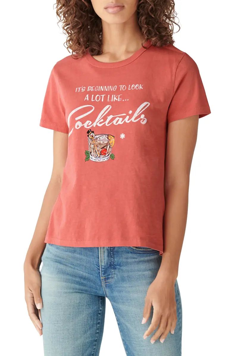 It's Beginning To Look A Lot Like Cocktails Graphic Cotton Tee | Nordstrom