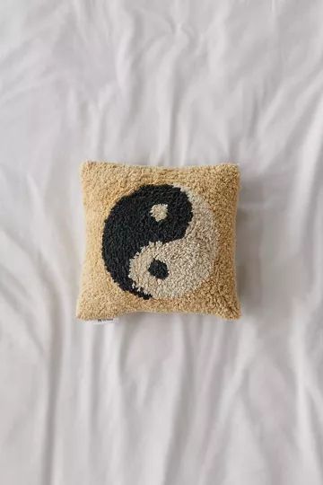 Yin Yang Tufted Mini Throw Pillow | Urban Outfitters (US and RoW)