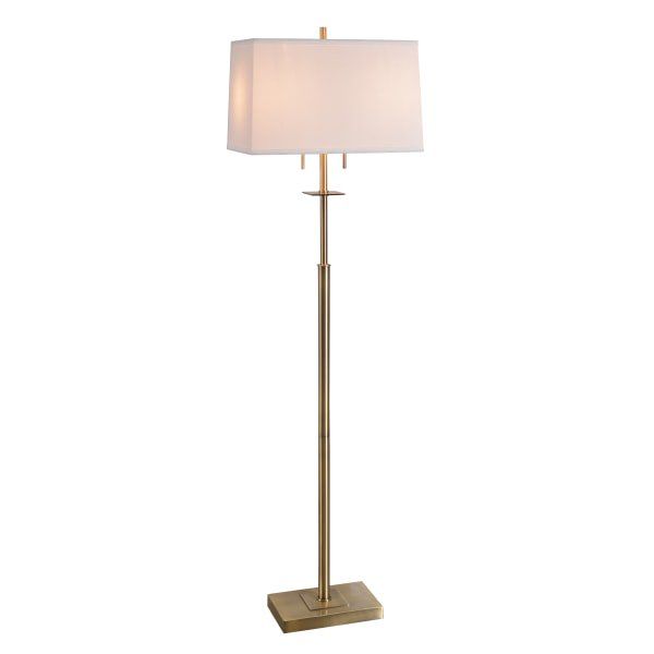 Kenroy Home Amina Floor Lamp, 62"H, Antique Brass - Walmart.com | Walmart (US)