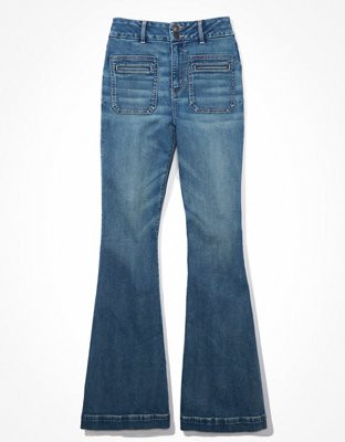AE Ne(x)t Level Curvy Super High-Waisted Flare Jean | American Eagle Outfitters (US & CA)