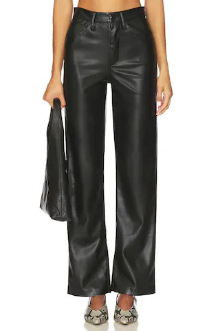Joe's Jeans Margot Vegan Leather in Black from Revolve.com | Revolve Clothing (Global)
