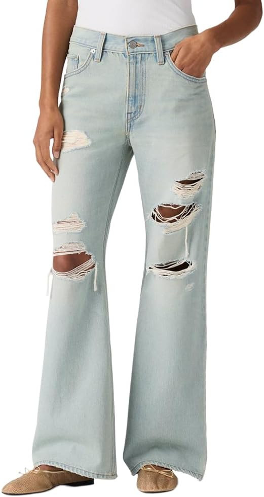 Levi's Women's Middy Loose Boot Jeans | Amazon (US)