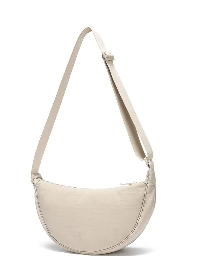YIKOEE Crescent Bag for Women Men Small Sling Crossbody Bag with Half Moon Shape | Amazon (US)