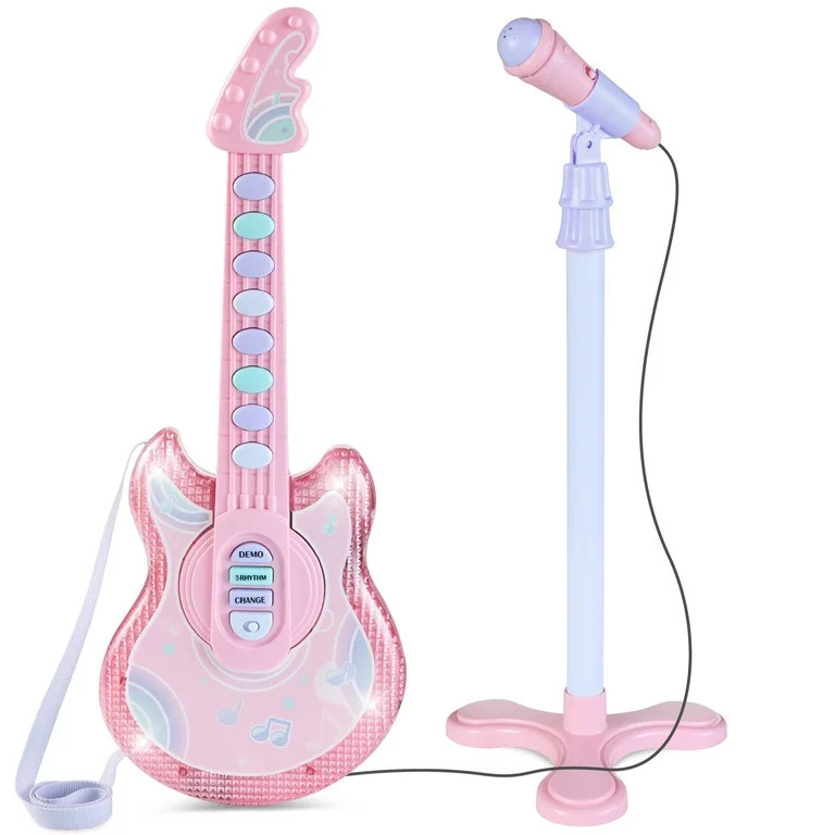 Best Choice Products 19in Kids Flash Guitar, Pretend Play Musical Instrument Toy for Toddlers w/ ... | Walmart (US)