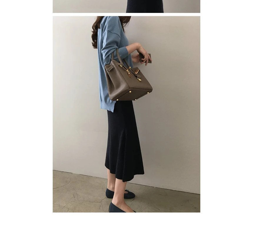 DAILY LOOK Ruffle-Hem Knit Skirt | YesStyle Global