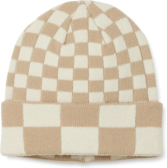 The Drop Women's Karina Multi Checkered Beanie | Amazon (US)