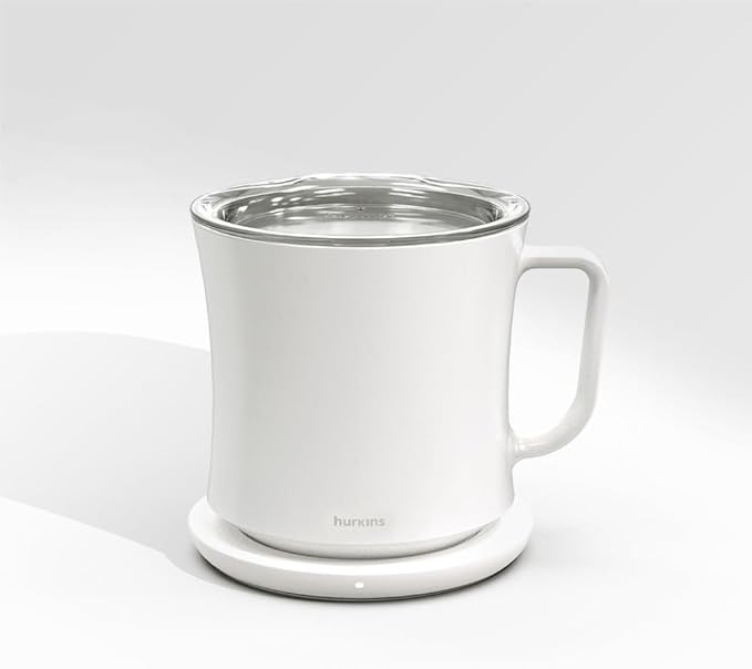 hurkins Smug, up to 149℉ Coffee Mug Warmer & Mug & pctg Lid Set, self Heated Cup with Wireless ... | Amazon (US)
