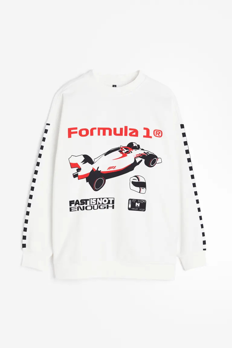 Oversized Printed Sweatshirt | H&M (US + CA)