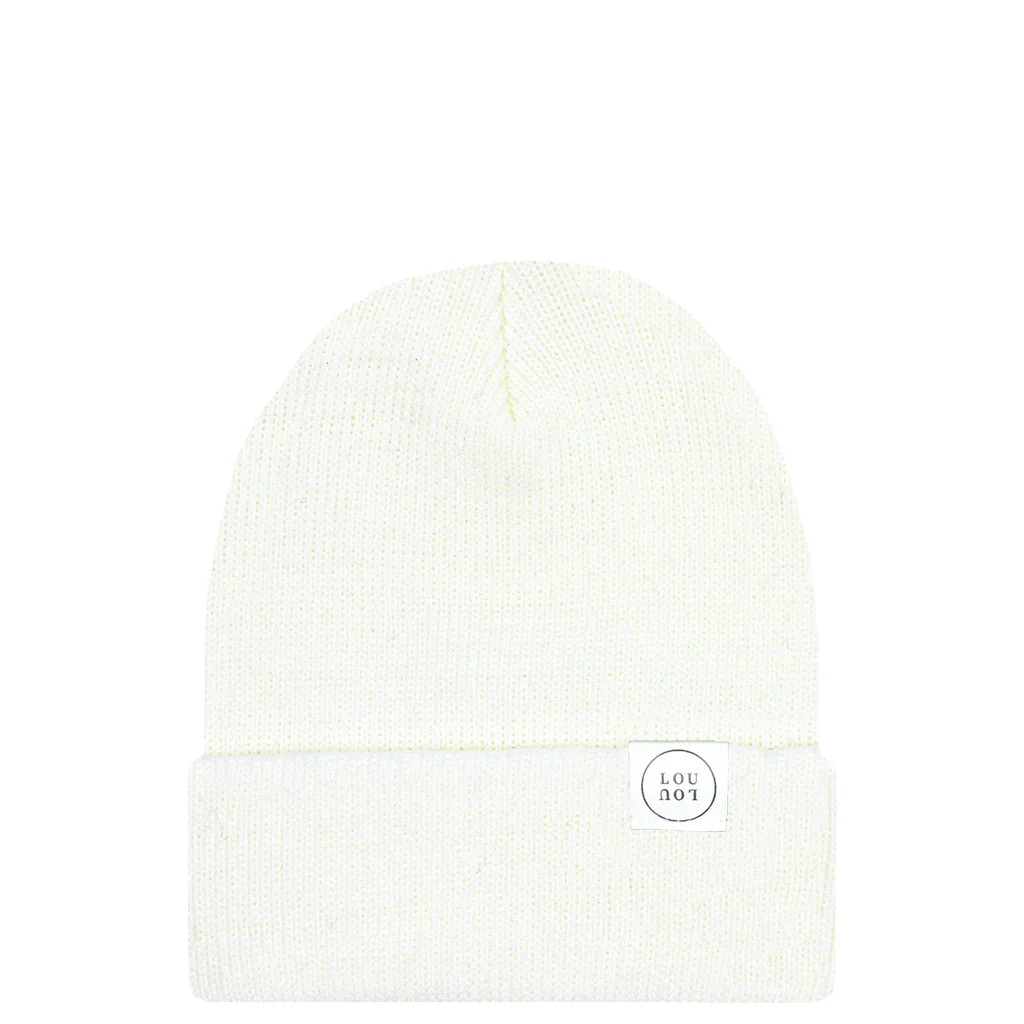Beanie - Ivory | Lou Lou & Company
